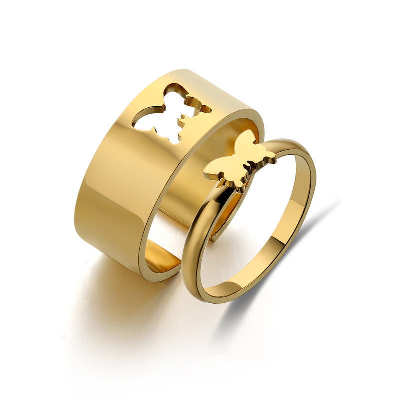 Simple And Versatile Titanium Steel Ring My Store
