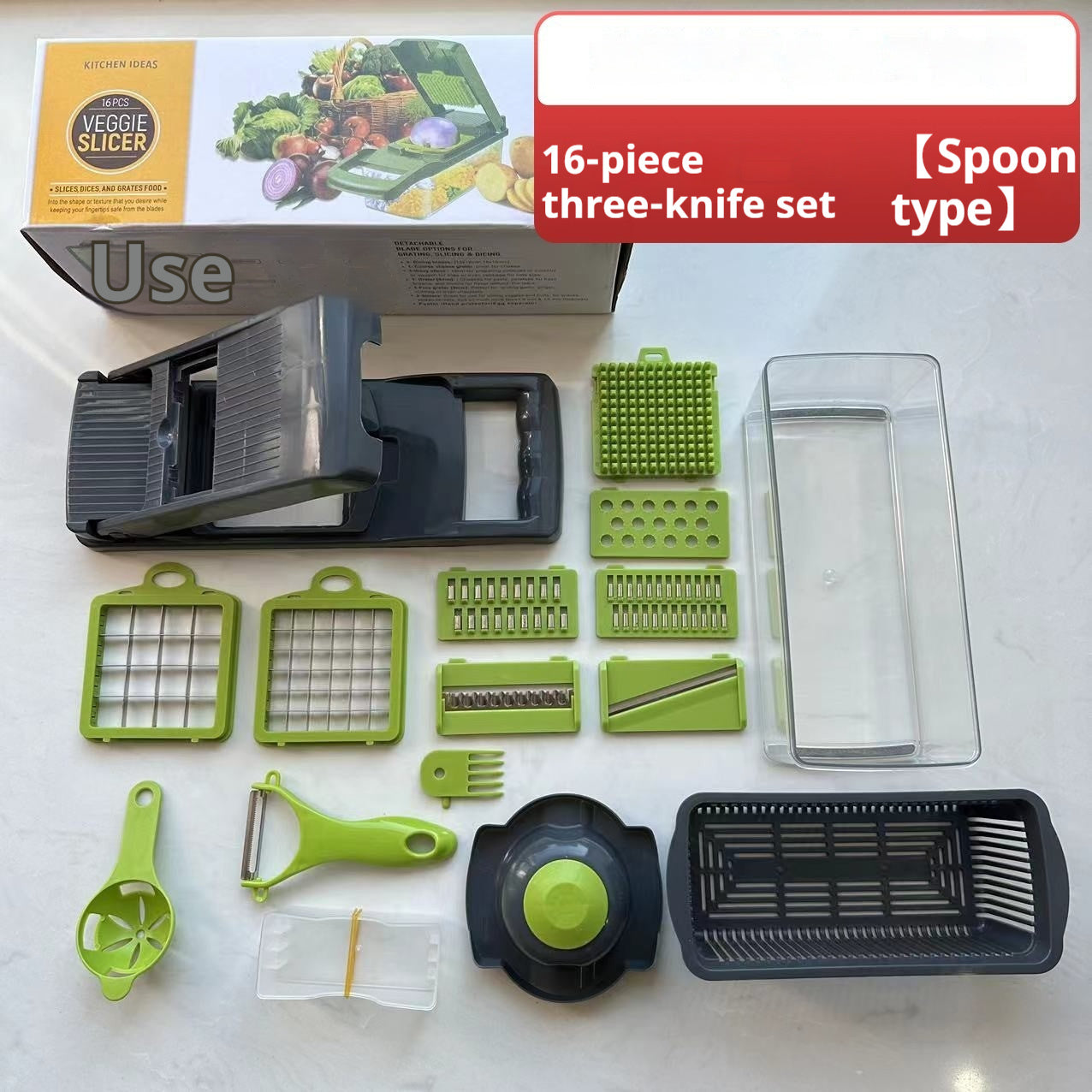 Chopper Storage Fantastic Kitchen Shred Dicing Slicer Vegetable Cutting My Store