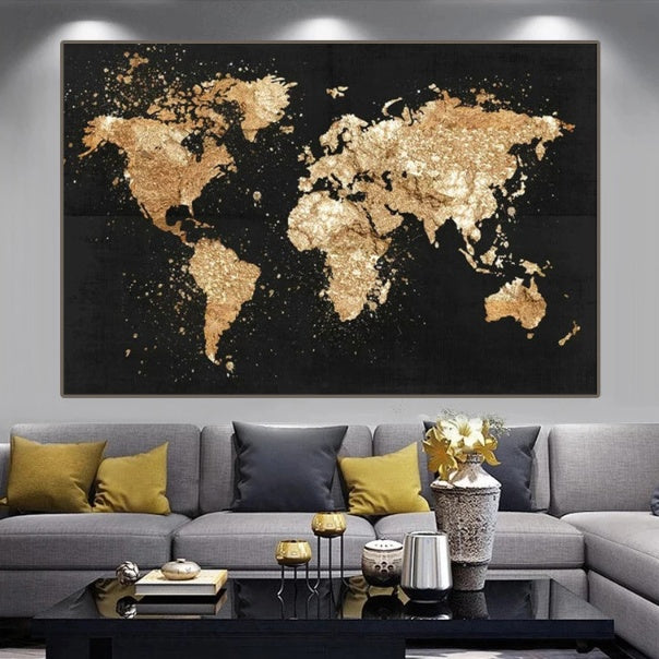 Decorative Canvas Core Spray Hanging Rimless Decorative Painting My Store