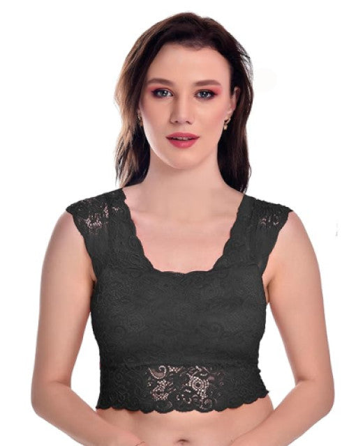 Beautiful Padded Bra - Stretchable Soft Lycra Net Fabric, Ideal for Everyday Wear Dropdash