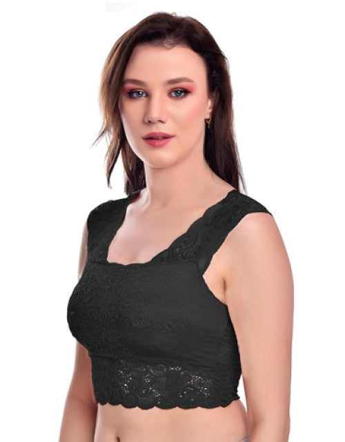 Beautiful Padded Bra - Stretchable Soft Lycra Net Fabric, Ideal for Everyday Wear Dropdash