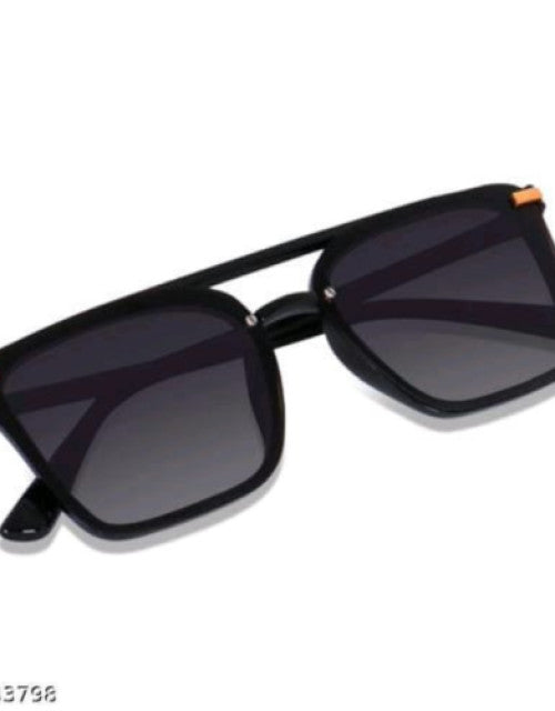 Black Full-Rim Square Frame Wayfarers Sunglasses for Men and Women Dropdash