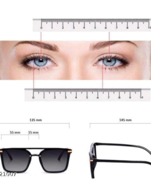 Black Full-Rim Square Frame Wayfarers Sunglasses for Men and Women Dropdash