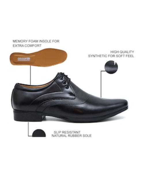 Black lace-up oxfords Dropdash