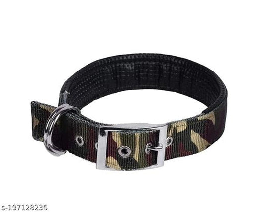 Nylon Padded Coller Neck Belt for Dog (Multicolor, 0.15 inches) 15929