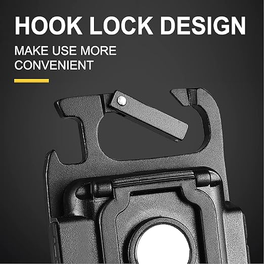 Keychain LED Light 2-Hours Battery Life with Bottle Opener, Magnetic Base and Folding Bracket SourceInfi