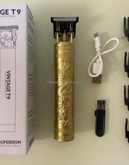 Electric Hairdresser Oil Shaving Head Electric Pusher Carving Trimmer Cutting Hair Precision Clipper for Men Care Dropdash