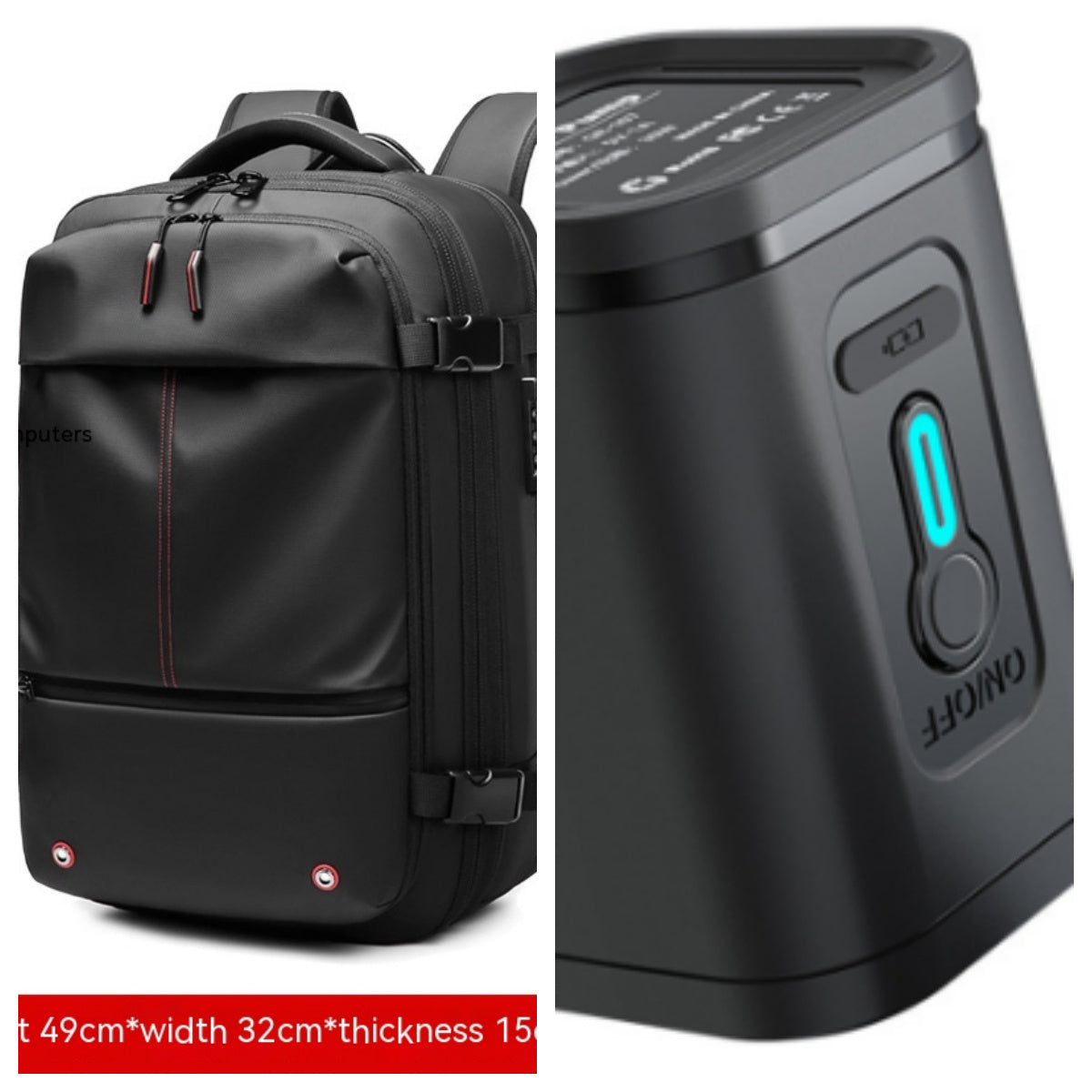 Computer Bag Vacuum Compression Large-capacity Travel Backpack Men's My Store