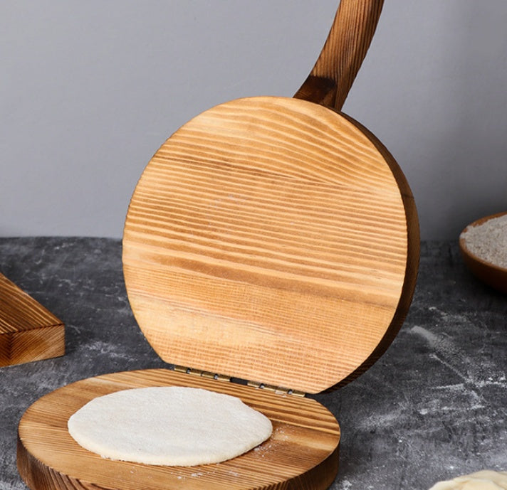 Pressing Dumpling Skin Pressing Plate Wood Rice Cake My Store