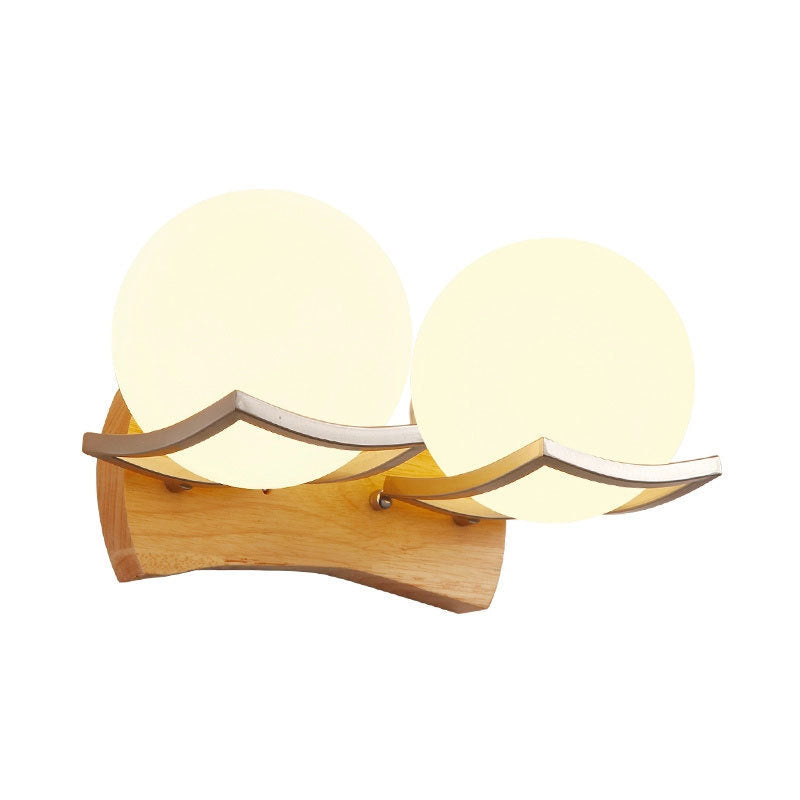Solid Wood Wall Lamp Simple Bedroom Modern Chinese Style My Store