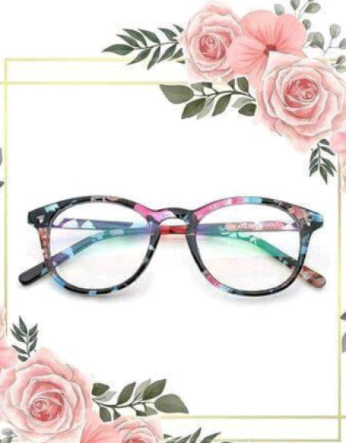 Full Rim Oval Blue Cut Frame For Men & Women (54 mm) Dropdash