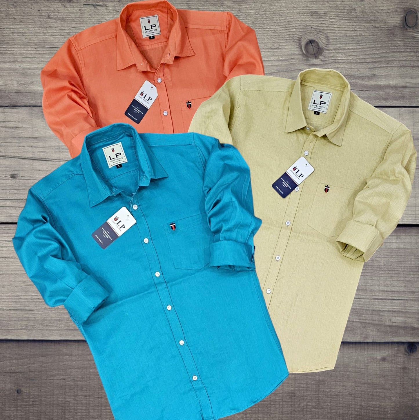 Full Sleeves Solid Shirt for Men (Multicolor, M) - My Fashion Sell