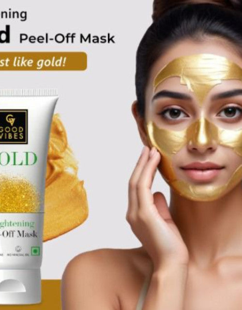 GOOD VIBES Gold Brightening Peel Off Mask 50g Dropdash