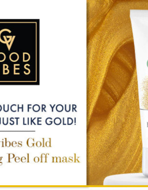 GOOD VIBES Gold Brightening Peel Off Mask 50g Dropdash