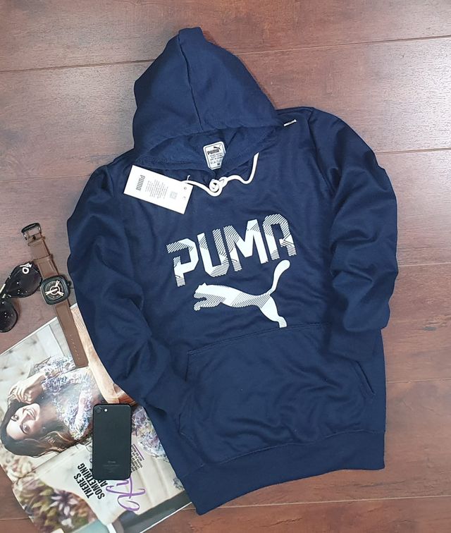 Hoodie for Men & Women – Unisex Printed Hoodie (Blue, S) - My Fashion Sell