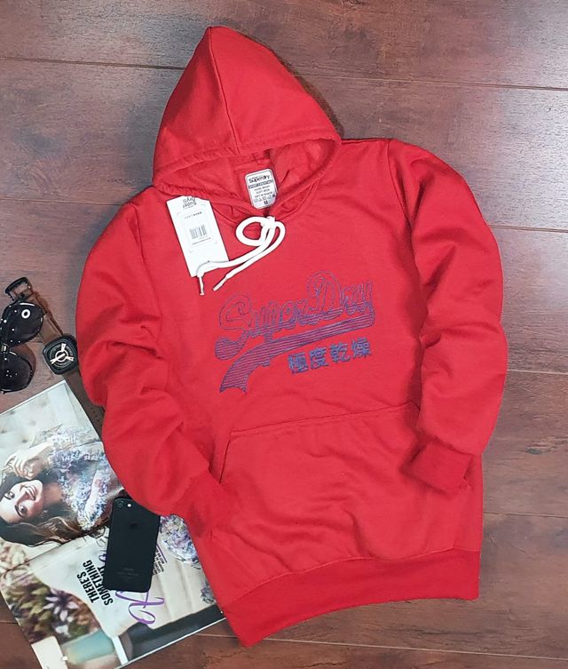 Hoodie for Men & Women – Unisex Printed Hoodie (Red, S) - My Fashion Sell