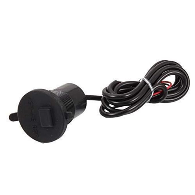Waterproof Fast Mobile Charger for Bike with Switch Socket 12 Volt SourceInfi