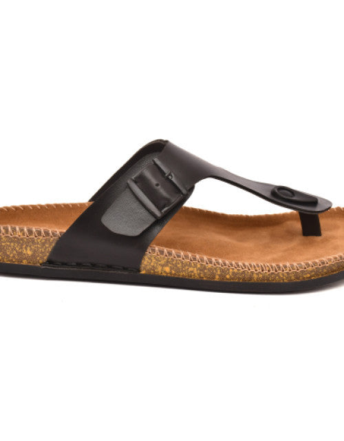 Men T-Strap Slip-On Sandals Dropdash
