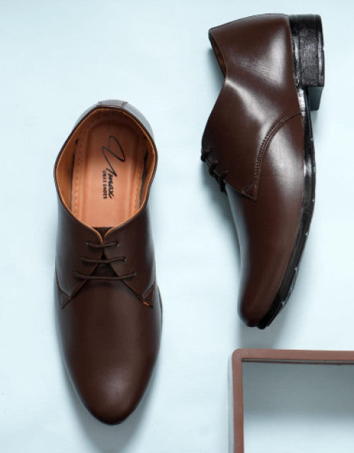 Men's Comfortable Decent Look Genuine Leather Lace up Formal Shoe Dropdash
