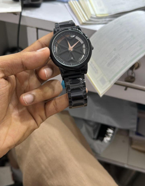 Mens New Car Wheel Rotating Wrist Watch Dropdash