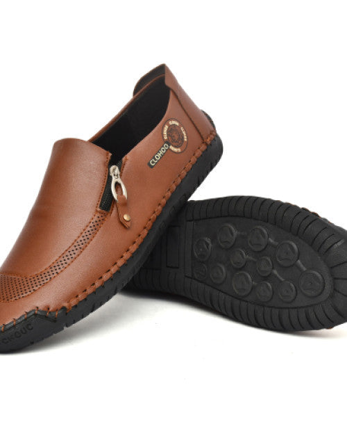 Mens Synthetic Slip on Formal Shoes Dropdash