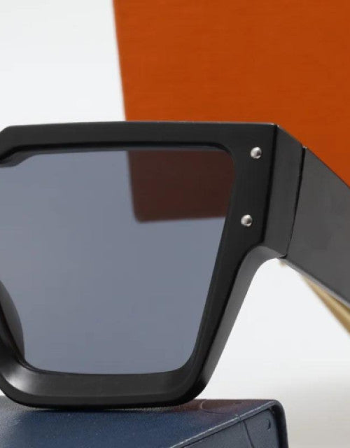 Monster Series Luxury Oversized Sunglasses - Matte Black Dropdash