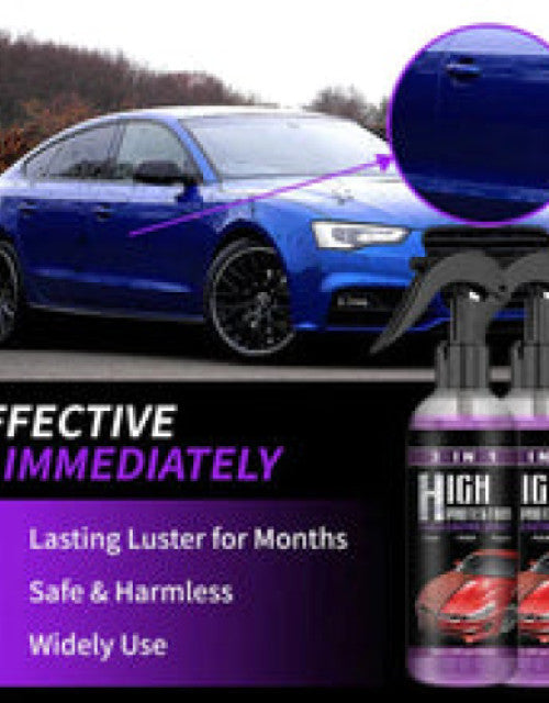 Polishes and Shine Car 3 in 1 High Protection Quick Car Coating Spray Dropdash