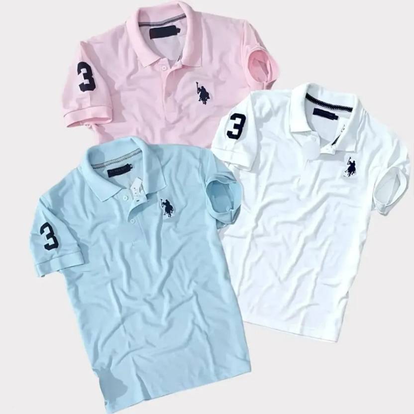Polo Neck T-Shirt for Men (Multicolor, M) - My Fashion Sell