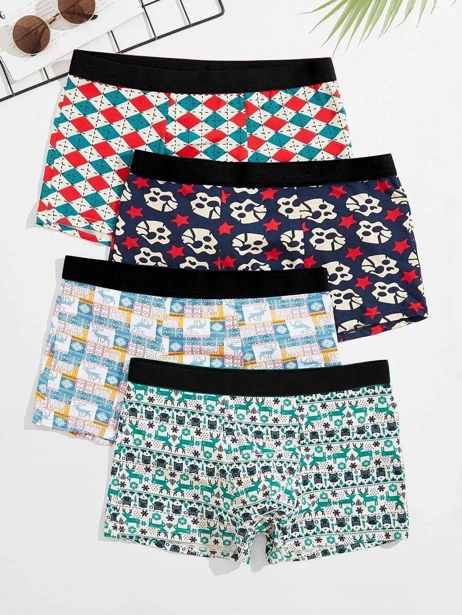 Printed Cotton Lycra Underwear for Men - My Fashion Sell