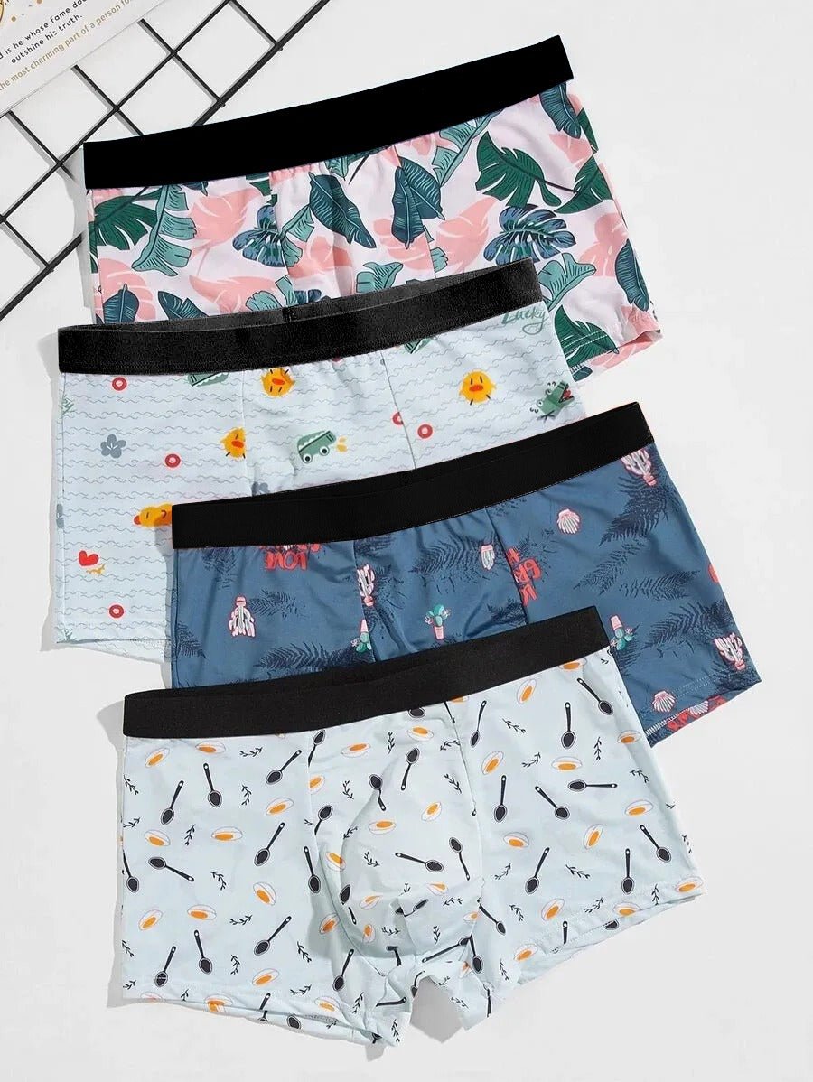 Printed Cotton Lycra Underwear for Men - My Fashion Sell