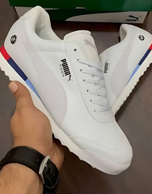 Puma Roma Shoes X BMW Motorsports Shoes For Men – White Dropdash