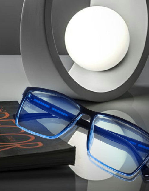 Rectangle Spectacle Frame For Men Dropdash