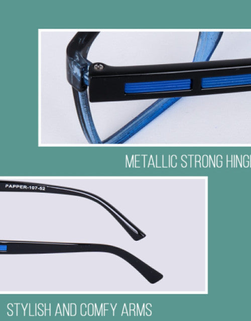 Rectangle Spectacle Frame For Men Dropdash