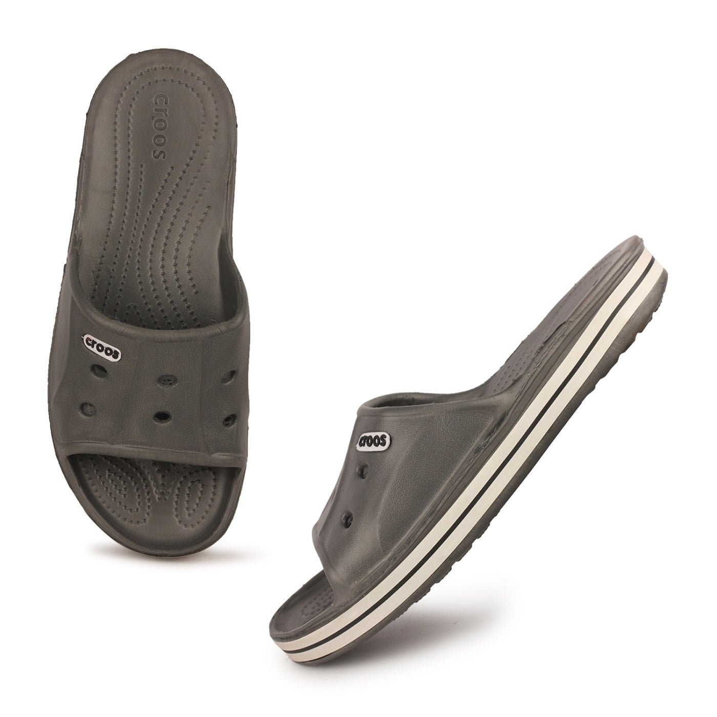 Richale Grey Slider For Men - My Fashion Sell