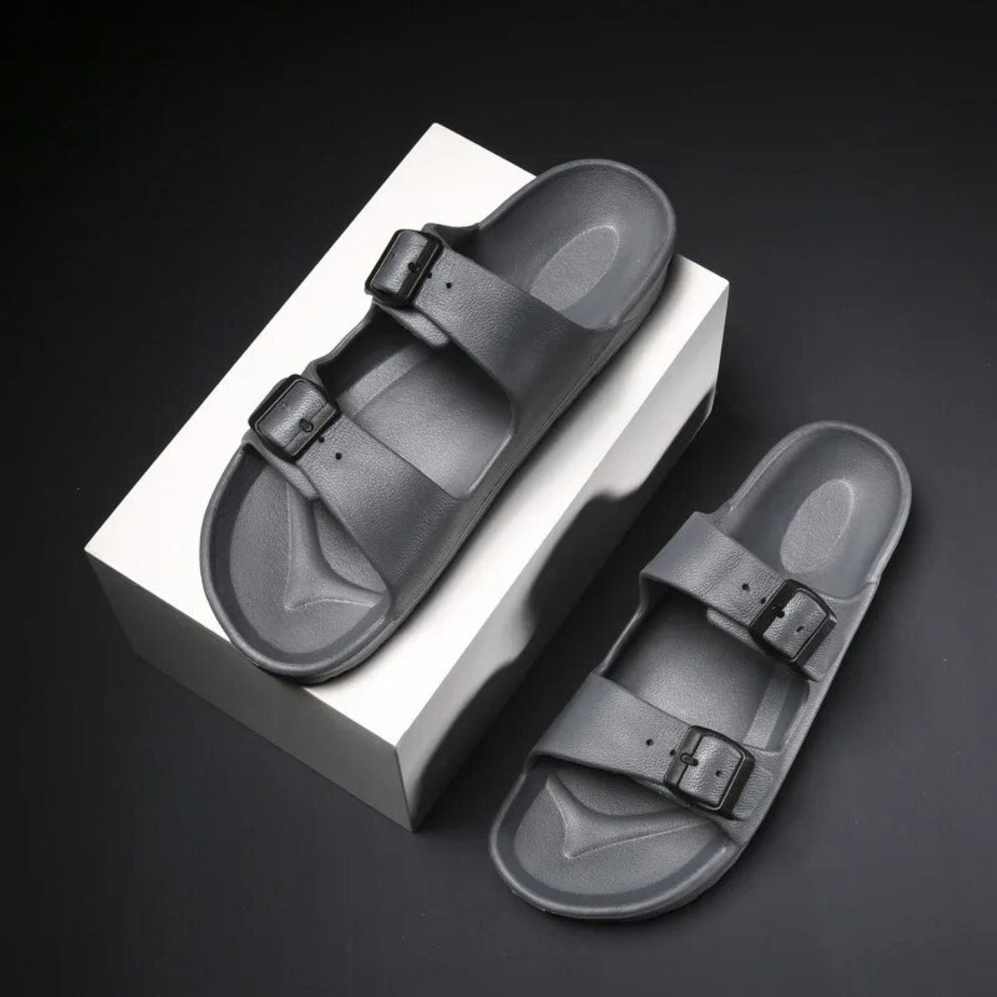 Richale Stylist Grey Slider For Men - My Fashion Sell