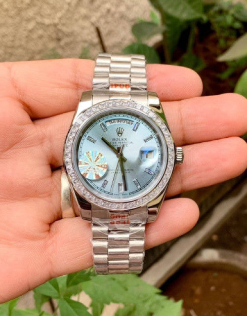 Rolex Day Date Ice Blue Dropdash
