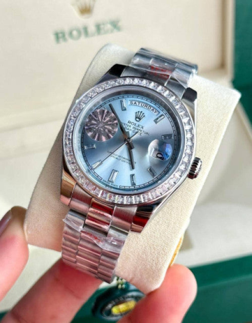 Rolex Day Date Ice Blue Dropdash