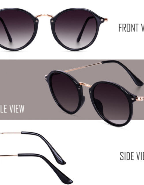 Women's Fashion Hot Tip Vintage Pointed Round Eye Sunglasses Dropdash