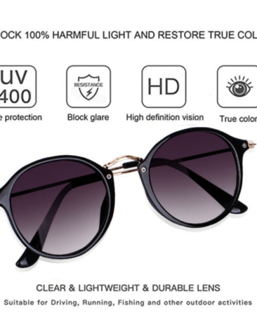 Women's Fashion Hot Tip Vintage Pointed Round Eye Sunglasses Dropdash