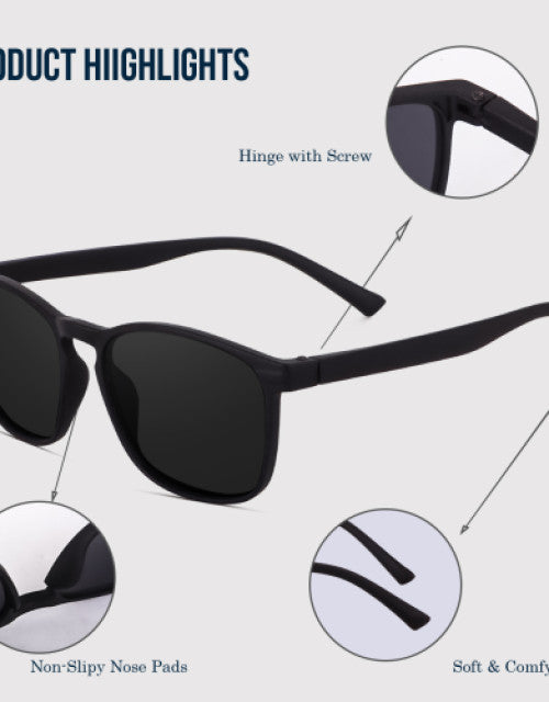 Sky Wing Round Latest Stylish UV Protected Sunglasses For Men & Women Black Dropdash