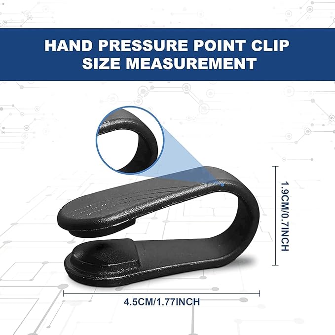 Sugar Control Acupressure Clip for Diabetics Sugar Control LI4 Acupressure Point Clip Headache Relief Products Migraine &Tension Relief (Pack of 2) - My Fashion Sell