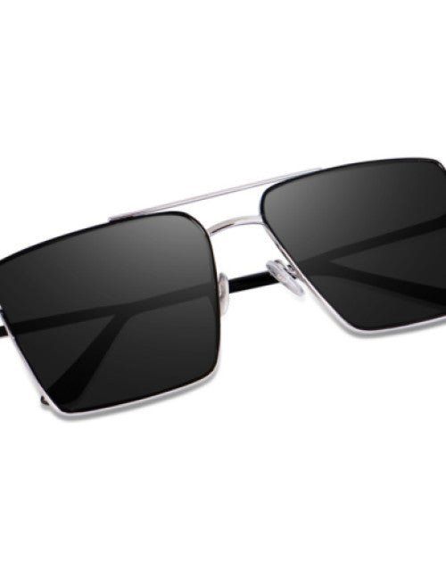 Sunglasses with Silver Frame,Goggles For Men's and Women's UV Protected Dropdash