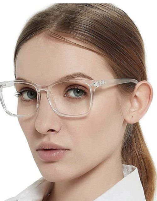 Transparent Square sunglasses free size Aviator Unisex transparent Frame UV 400 Customise Dropdash
