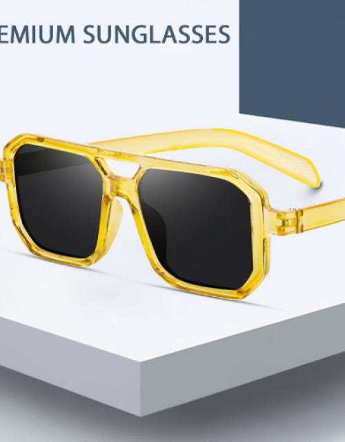 Unisex Square Sunglasses With UV Protected Lens Dropdash