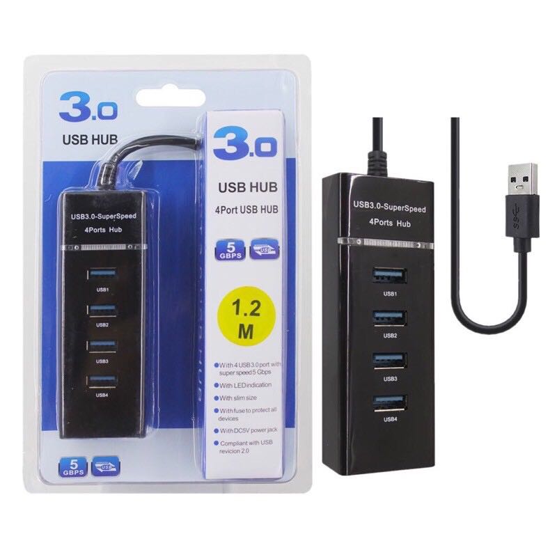 4 Port USB HUB SuperSpeed 3.0 Portable Mini-Hub DASTAVEJA