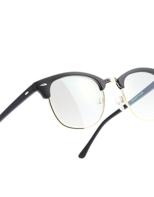 UV Protection Oval Sunglasses (Free Size) (For Men & Women, Clear) Dropdash