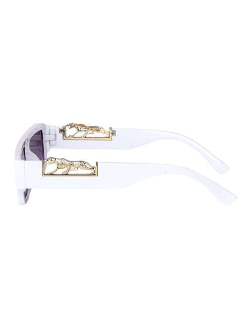 UV Protection Rectangular Sunglasses (Free Size) (For Boys & Girls, Violet) Dropdash