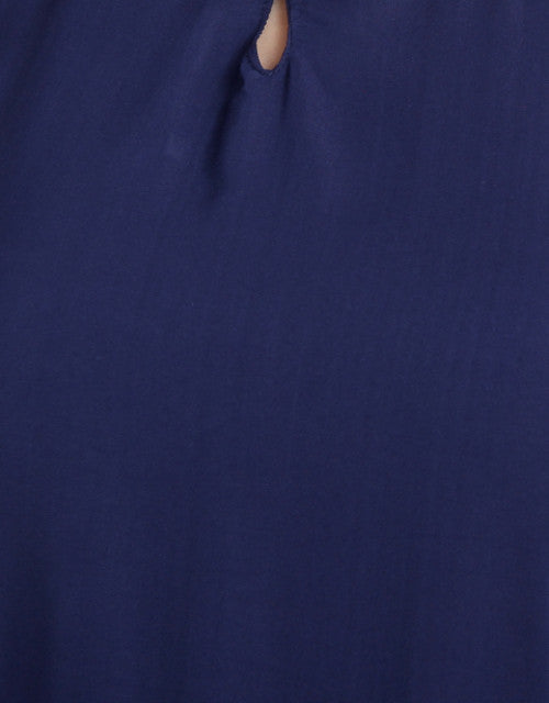 Women Casual Solid Blue Sleeveless Full Length Crepe Jumpsuit Dropdash