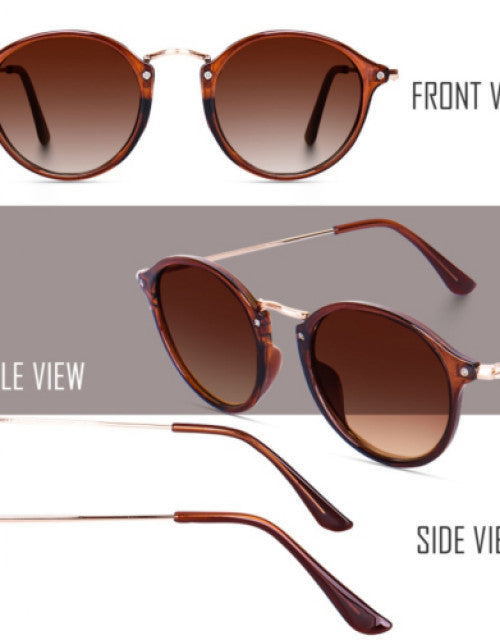 Women's Fashion Hot Tip Vintage Pointed Round Eye Sunglasses Dropdash