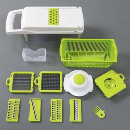 12 In 1 Manual Vegetable Chopper Kitchen Gadgets Food Chopper Onion Cutter Vegetable Slicer - My Fashion Sell